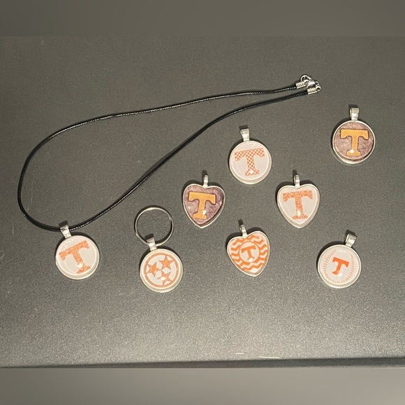 Handmade magnets, keychains, earrings, and pendant necklaces-customizable. - Picture 10 of 11